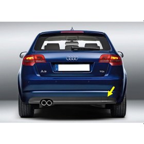Resim Audi A3 Sportback 09-12 Arka Tampon Çeki Demiri Kapağı 8P0807441C 