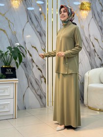Resim KADO YARIM FERMUAR DETAYLI ETEKLİ TAKIM 257392 - Lacivert / 40 