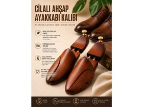 Resim Claw Special Premium Cilalı Ahşap Ayakkabı Kalıbı Yaylı Ahşap Ayakkabı Şekillendirici Kırışıklık Önleyici 