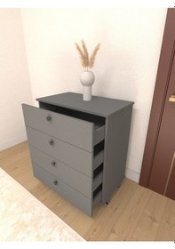 Resim Antrasit Çekmeceli Şifonyer 