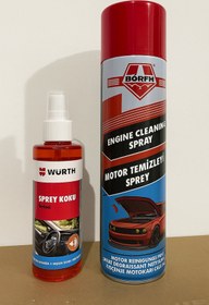Resim Börfh Hızlı Susuz Motor Temizleme Spreyi 500 ML-Würth oto sprey koku 150 ML 