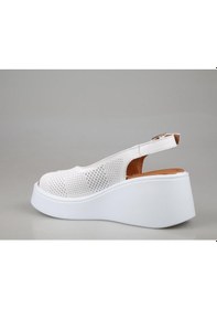 Resim Pierre Cardin Pc-54587 Beyaz Kadın Topuklu Ayakkabı Beyaz 