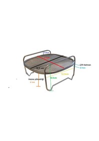 Resim Xiaomi Mi Smart 3.5 Lt Airfryer Yağ Sıçramasını Önleyen Tel Kafes - 304 Çelik 