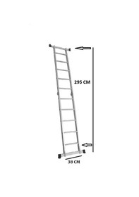 Resim Beykon 5 + 5 Basamaklı Çok Amaçlı Katlanır Merdiven 