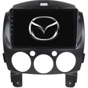 Resim Mazda Mazda 2 - Araç Multimedya Ekran - 4gb 64gb - S - Black - 2008 - 2012 - 9 Inch - Myway - Red 
