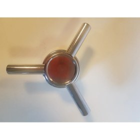Resim Kasataş Küçük Boy 3 Adet Yuvarlak Parmaklı 60MM Çapında Yuvarlak Gövdel 