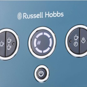 Resim Russell Hobbs Distinctions Ocean Blue Espresso Makinesi - 26451-56 