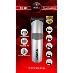 Resim Siyah Dıngılg RD-609 Saç Kesme Makinesi, Şık ve Kullanışlı Tasarım 