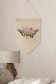 Resim Yatak Odası Duvar Dekoru Pinterest Oda Dekoru, Sanat Serisi, Kanvas Flama Askılı Duvar Örtüsü NO:447 - Renkli - 15 / 30 x 40 