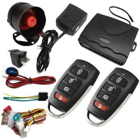 Resim Geeksen Tek Yönlü Araç Alarm Sistemi Pke Anahtarsız Giriş Merkezi Kilit Kiti 2 Uzaktan Kumandalı Titreşim Alarmı 