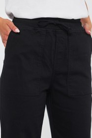 Resim Kadın Nenya Şalvar Jogger Pantolon - Siyah - SİYAH / XL / 25 