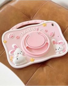Resim CONSTRAIN - Galaxy Tab A9 Plus ile Uyumlu X210 X216 X218 Karakterli Çocuk Kılıfı Standlı Eğlenceli Koruyucu Kapak - Çok Renkli 12 