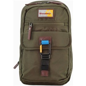 Resim Discovery Icon Rfıd Korumalı Sürdürülebilir Sling 8l Kapasiteli Unisex Omuz Çantası Haki 2 