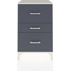 Resim Dienni Hyperion Komodin 3 Çekmeceli 60X44X96 Aytaşı-Antrasit 