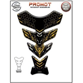 Resim Motosiklet 3d Kabartmalı Üniversal Tankpad 293 