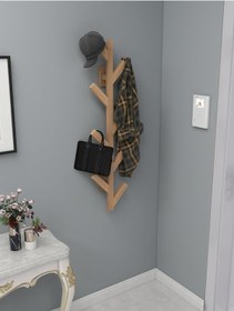 Resim Eryatex Dekoratif Doğal Ahşap Elbise Askısı Duvar Askısı Askılık Askı Duv (527255370) 