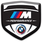 Resim MOTOSEPETİM Otomobil Sticker BMW 3D DAMLA 2 Lİ STİCKER LOGO 2 