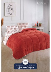 Resim Formeya Turuncu Çift Kişilik Wellsoft Yorgan Yastık Kılıflı Turuncu 