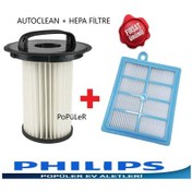 Resim Philips Uyumlu Fc9238 Marathon Autoclean Silindir+Hepa Filtre Seti (412092956) 