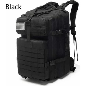 Resim Single Sword Çok Amaçlı Kullanım 50 Litre Ayarlanabilir Motosiklet 50L Taktik Su Geçirmez Outdoor Kamp Dağcı Sırt Çantası - Renk: Siyah - Beden: Standart 