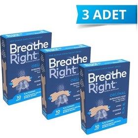 Resim Breathe Right Burun Bandı Normal Boy 3 x 10'lu 