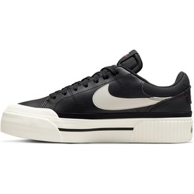 Resim Nike Siyah - Gri - Gümüş Kadın Lifestyle Ayakkabı DM7590-001 WMNS COURT LEGACY LIFT Nike