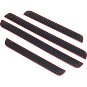 Resim Springsun Dayanıklı Ve Şık Araç Eşik Koruma Şeridi - 4 Kapılık Set 4cm Genişlik 