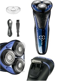 Resim Vgr Egonex V-306 Aqua Deep Blue Touch Islak & Kuru Şarjlı Su Geçirmez Tıraş Makinesi Günlük Sıfır Tıraş 
