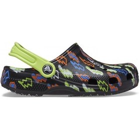 Resim Crocs Classıc Lıghtnıng Bolt Çocuk Terlik 208307-001 208307-001 Siyah Siyah 