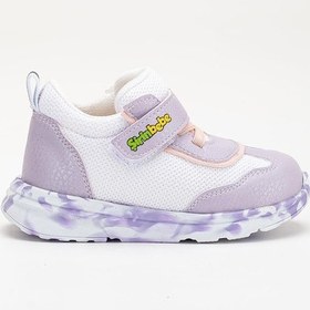 Resim Şirin Bebe Şirinbebe Ortopedik Kız Bebek İlk Adım Spor Ayakkabı Lila Cırtlı Anorak Malzeme-3711 Lila 