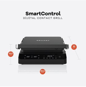 Resim Smartcontrol Dijital Izgara Tost Makinesi 