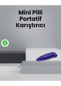 Resim Mutfak İçin Mini El Mikseri Kahve, Süt, Krema Ve Sos Karıştırıcı 