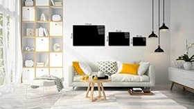 Resim Işıklı Yunuslar Cam Tablo 4mm Dayanıklı Temperli Cam 