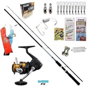 Resim Fx C3000 Daiwa Sweepfire 210cm 10-30gr Kıyı Spin Olta Takımı Seti 