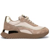 Resim Tamer Tanca Kadın Hakiki Deri Bej Sneakers & Spor Ayakkabı 