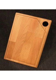 Resim Kayın Ağacı Kesme Tahtası Sunum Tahtası Ahşap 