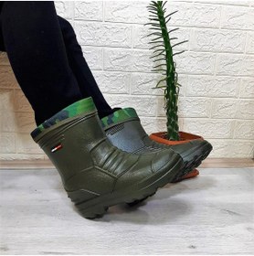 Resim AkınalBella 026 Eva Kısa 23cm Hafif Çoraplı Avcı Balıkçı Günlük Çizme 