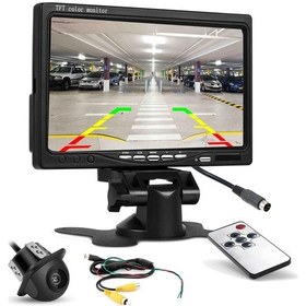 Resim 7 Inç Renkli Ekran + Geri Vites Kamera Tampona Gömülen Kamera 