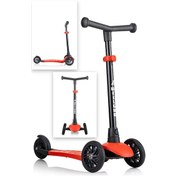 Resim Wellgro Turbo 3 Tekerli Yükseklik Ayarlı Scooter, Kırmızı Kırmızı 