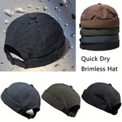 Resim Xlamulu Erkekler için Hızlı Kuruyan Siperksiz Şapka - Hafif, Günlük Tarz, Düz Renk, Polyester, Elde Yıkanabilir, XLAMULU 