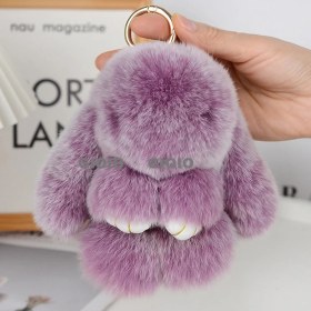 Resim Silver1 Gıoıo Yeni Sevimli Gerçek Saç Tilki Küçük Cinderblock Saç Araba Anahtarlık Kolye Ins Pixie Peluş Top Çanta Aksesuarları (Yurt Dışından) 