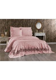 Resim Çeyiz Diyarı Stella Çift Kişilik Pike Takımı Pudra 