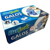 Resim Bıurpak Pratik Kutulu Kalın Galoş Mavi 100'lü 