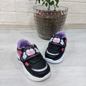 Resim M.p One 3127 Siyah-Pembe Işıklı Fuspetli Bebe Spor Ayakkabı 