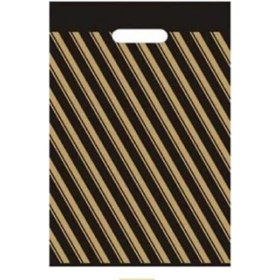 Resim Arma Shoes Desenli Takviyeli Siyah Poşet No:3 50 Adet 