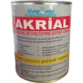 Resim Akrial Su Bazlı İç Ve Dış Cephe Şeffaf Vernik 2 Kg 