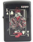 Resim Zippo Çakmak King Skull Black 