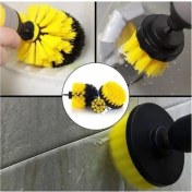 Resim Ozcmax Matkap Ucuna Takılan 3'lü Fırça Temizlik Seti 