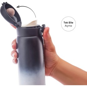 Resim Karaca Skyfall Çelik Sızdırmaz Termos 350 ml Siyah 