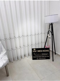 Resim Nivemeshome Perlina Gümüş 1/2,5 Pileli Tül Perde Apm Gümüş 